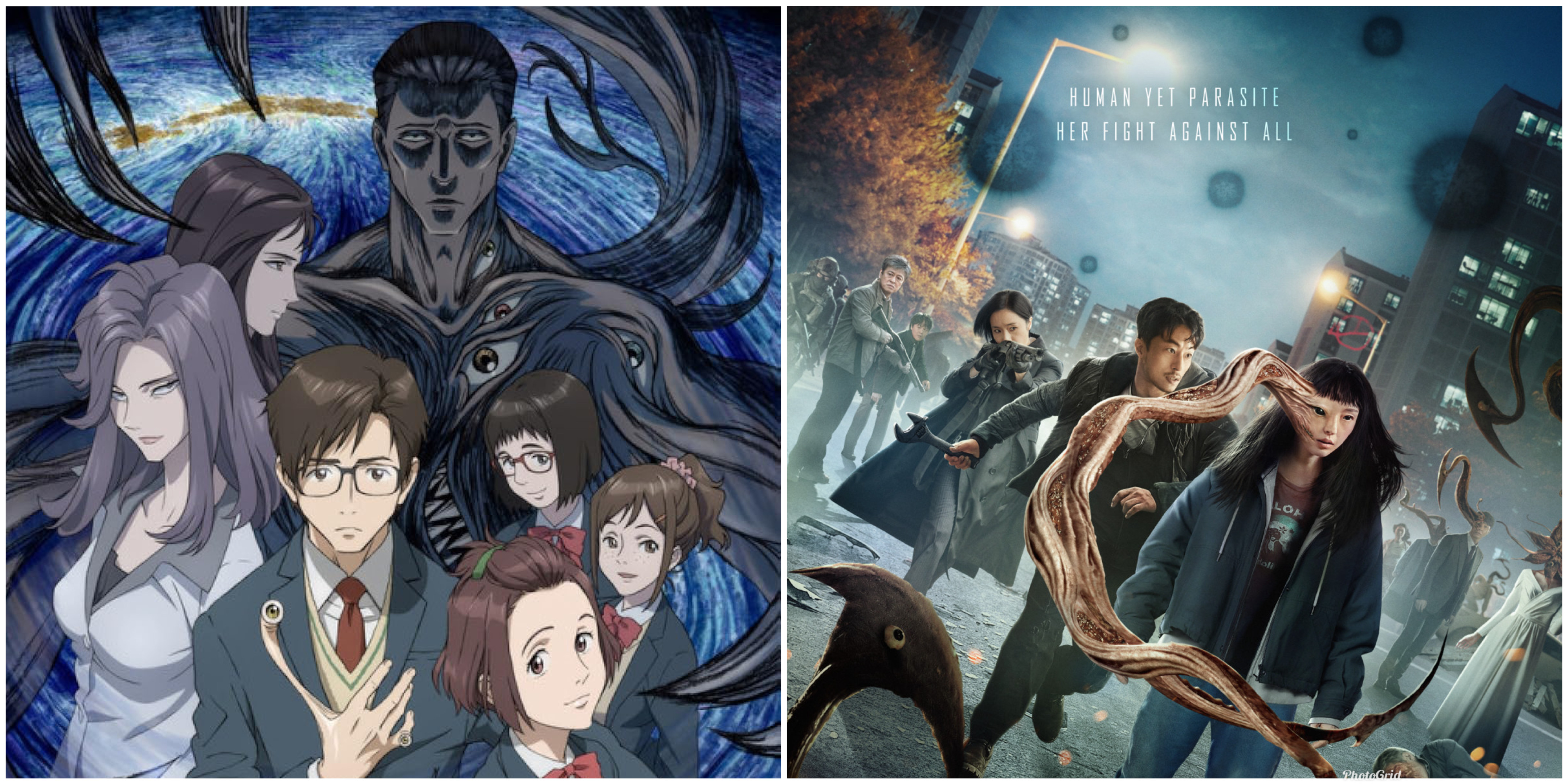 VERSUS SHOWDOWN – Parasyte The Maxim (Anime) VS Parasyte The Grey (Korean Adaption)